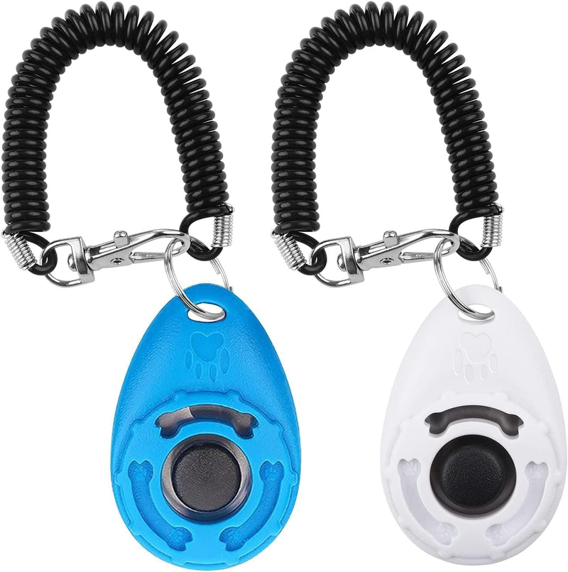 Load image into Gallery viewer, Dog Training Clickers with Wrist Strap - Pet Behavioral Training Tools (2 Pack)

